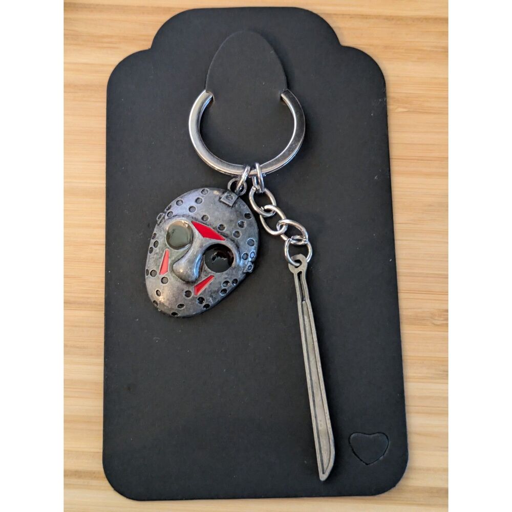 Friday the 13th Jason Voorhees Keychain Machete Horror Halloween Slasher New